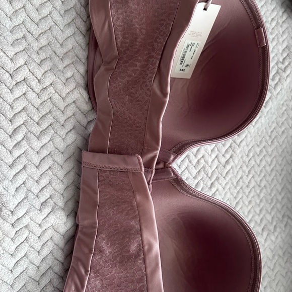 Pink Cheetah Print Strapless 42 DD Bra - Picture 4 of 4